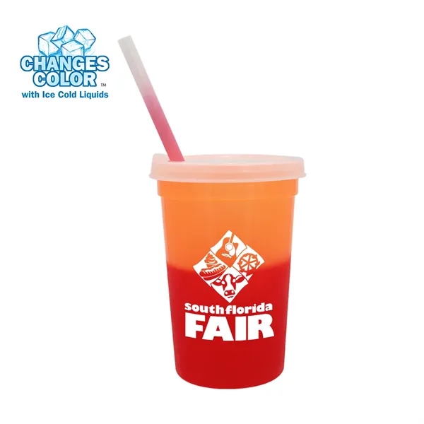 Mood™ 22 oz. Stadium Cup/Straw/Lid Set... from ASI 30270 Aakron Line