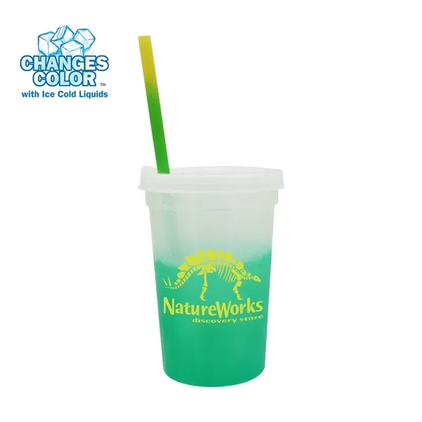 Mood™ 22 oz. Stadium Cup/Straw/Lid Set... from ASI 30270 Aakron Line