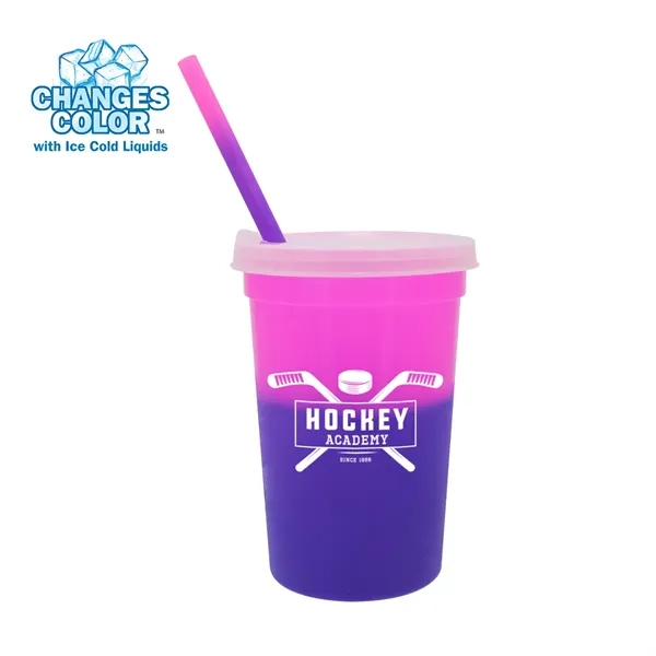 Mood™ 22 oz. Stadium Cup/Straw/Lid Set... from ASI 30270 Aakron Line