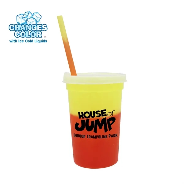 Mood™ 22 oz. Stadium Cup/Straw/Lid Set... from ASI 30270 Aakron Line