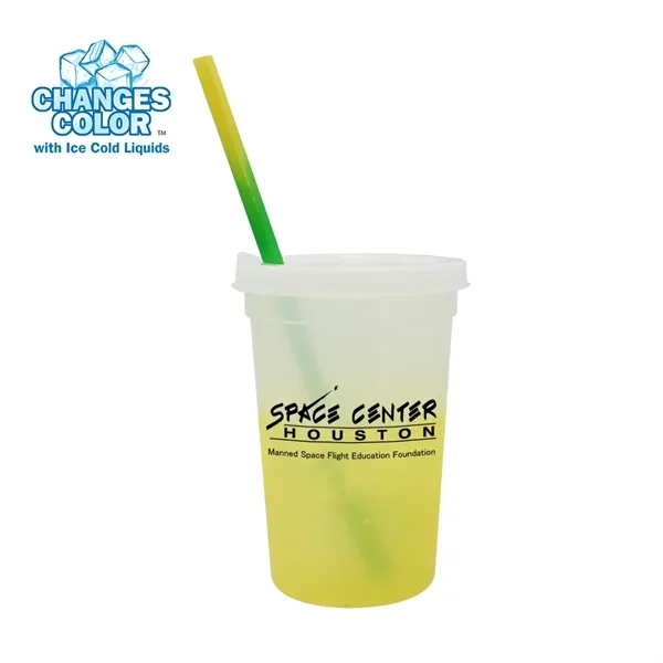 Mood™ 22 oz. Stadium Cup/Straw/Lid Set... from ASI 30270 Aakron Line
