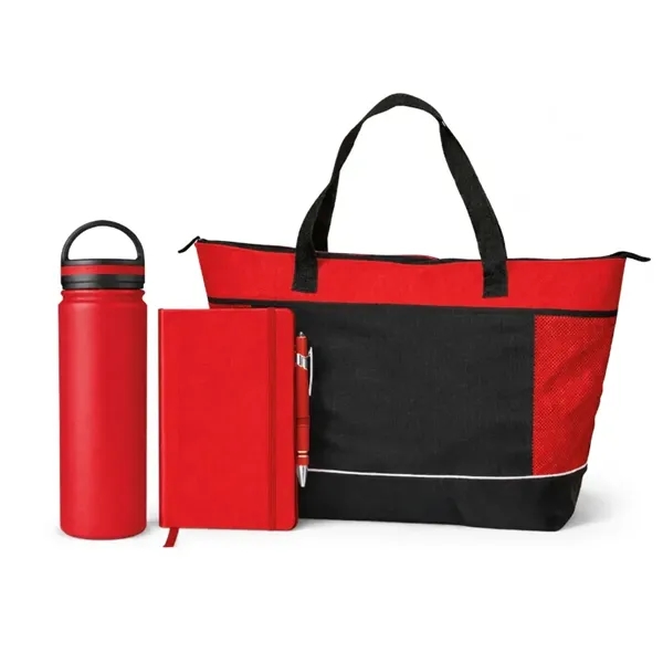 Welcome Employee Tote with Journal, Pen and Bottle... from ASI 89971 Stuff A Mug