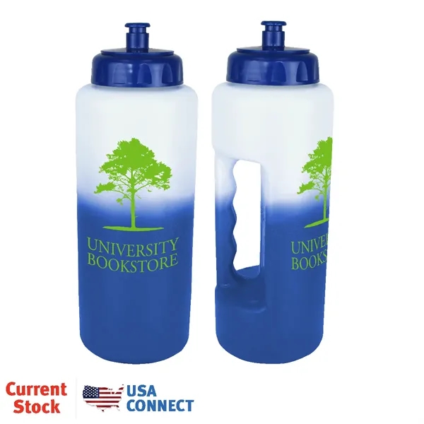 Mood™ 32 oz. Grip Bottle with Push 'n Pull Cap... from ASI 30270 Aakron Line