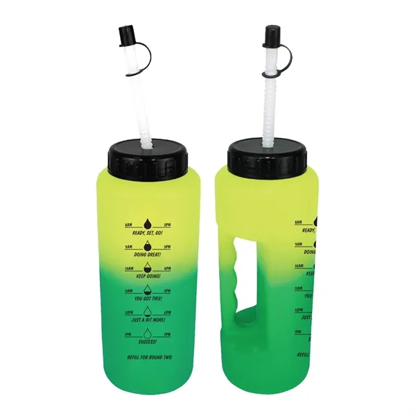 Mood™ 32 oz. Grip Bottle with Flexible Straw... from ASI 30270 Aakron Line