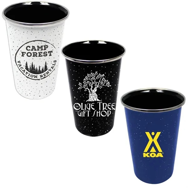 17 oz. Speckled Enamelware Tumbler... from ASI 30270 Aakron Line