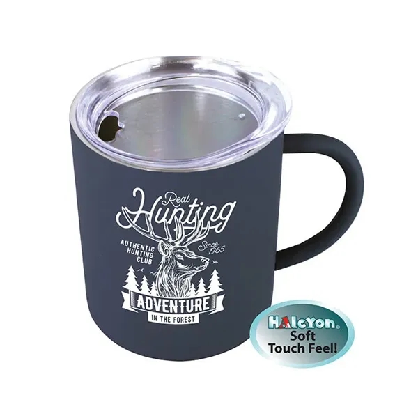 Halcyon® 14 oz. Coffee Mug with Acrylic Lid... from ASI 30270 Aakron Line