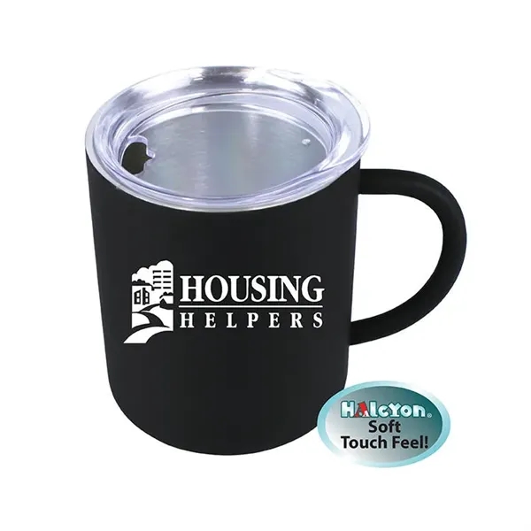 Halcyon® 14 oz. Coffee Mug with Acrylic Lid... from ASI 30270 Aakron Line