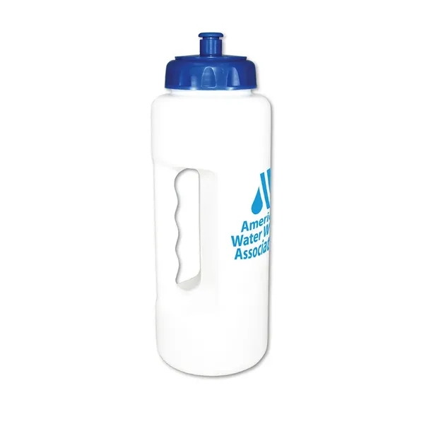 MicroHalt™ 32 oz. Grip Bottle with Push 'n Pull Cap... from ASI 30270 Aakron Line