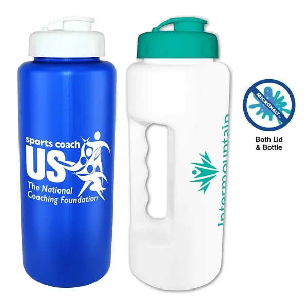 MicroHalt™ 32 oz. Grip Bottle with Flip Top Cap... from ASI 30270 Aakron Line