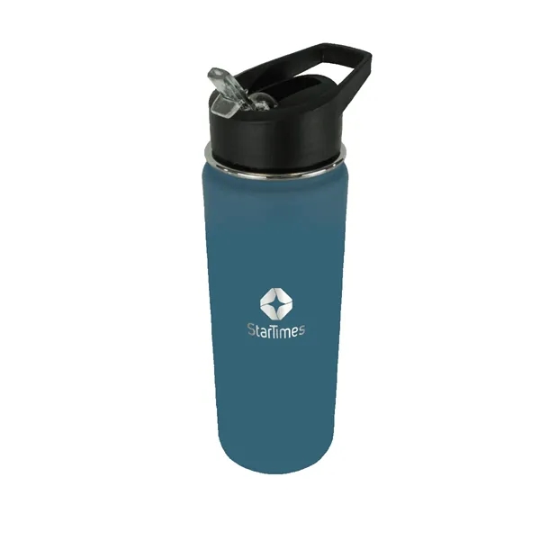 Halcyon® 20 oz. Sports Bottle with Flip Straw Lid, Laser En... from ASI 30270 Aakron Line
