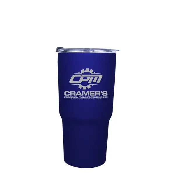 Halcyon® 20 oz. Tumbler with Stainless Straw/Flip Top Lid... from ASI 30270 Aakron Line