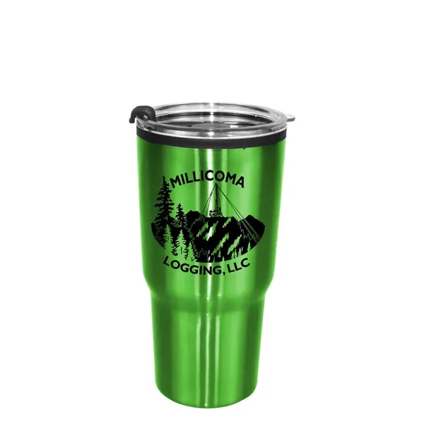 20 oz. Ares Tumbler with Stainless Straw/Flip Top Lid... from ASI 30270 Aakron Line