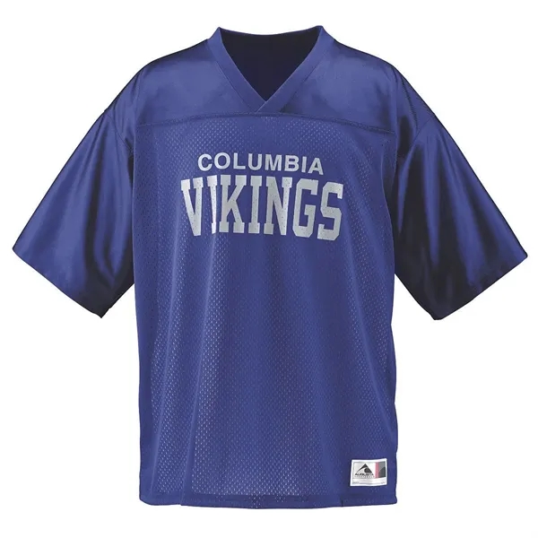 V-neck youth replica jersey made of 100% polyester tricot mesh for... from ASI 37461 Augusta Sportswear / Augusta Sportswear, Inc. d/b/a Momentec Brands