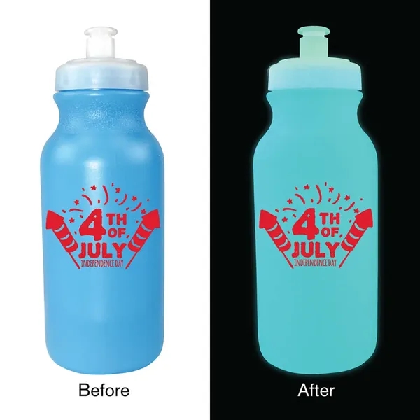20 oz. Nite Glow Value Cycle Bottle with Push 'n Pull... from ASI 30270 Aakron Line