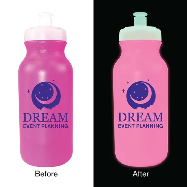 20 oz. Nite Glow Value Cycle Bottle with Push 'n Pull... from ASI 30270 Aakron Line