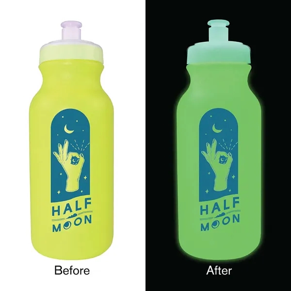 20 oz. Nite Glow Value Cycle Bottle with Push 'n Pull... from ASI 30270 Aakron Line