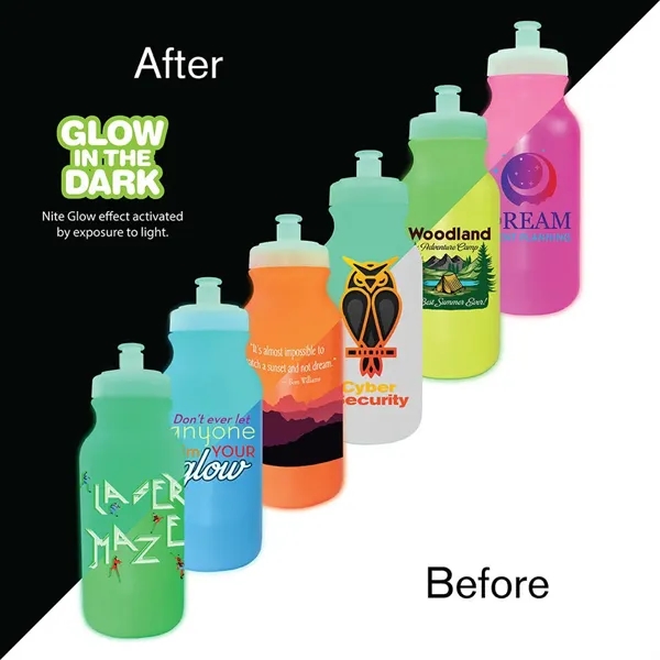 20 oz. Nite Glow Cycle Bottle, Full Color Digital... from ASI 30270 Aakron Line