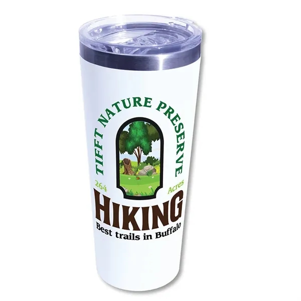 22 oz. Memphis Tumbler with Slide Lid, Full Color Digital... from ASI 30270 Aakron Line