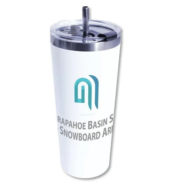 22oz Memphis Tumbler With Flip Top Lid & Stainless Steel Str... from ASI 30270 Aakron Line