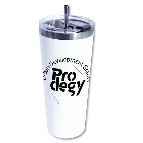 22 oz. Memphis Tumbler With Flip Top Lid & Stainless Steel... from ASI 30270 Aakron Line