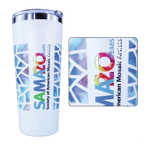 22 oz. Memphis Tumbler with Slide Lid, FCD with Varnish or... from ASI 30270 Aakron Line