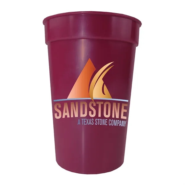 17 oz. Earth Tone Stadium Cup, Full Color Digital... from ASI 30270 Aakron Line