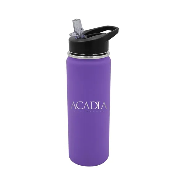 Halcyon® 20 oz. Sports Bottle with Flip Straw Lid, Laser En... from ASI 30270 Aakron Line