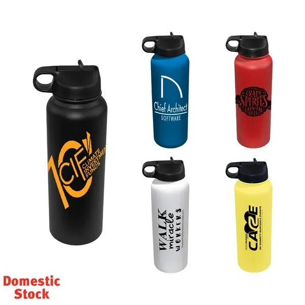 32 oz. Memphis Sports Bottle with Straw Lid... from ASI 30270 Aakron Line