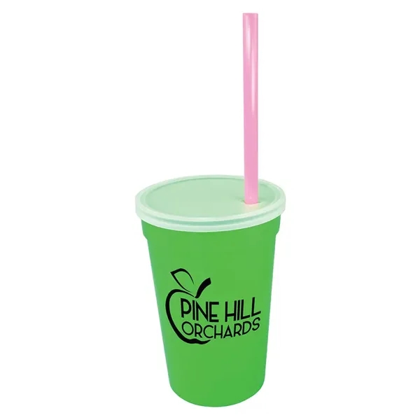17 oz. Smooth Cup/Straw/Lid Set... from ASI 30270 Aakron Line