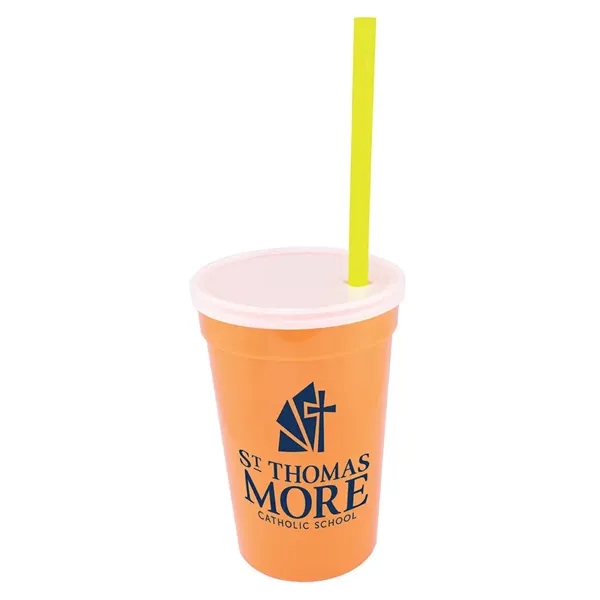 17 oz. Smooth Cup/Straw/Lid Set... from ASI 30270 Aakron Line