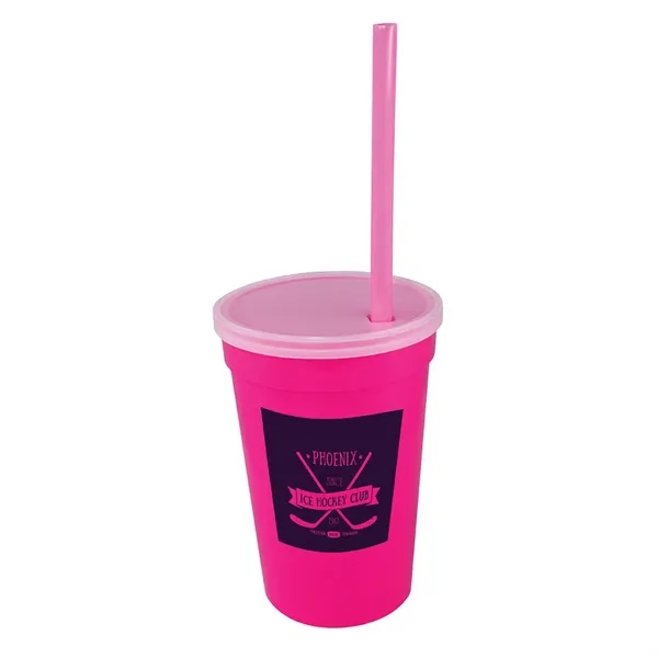 17 oz. Smooth Cup/Straw/Lid Set... from ASI 30270 Aakron Line