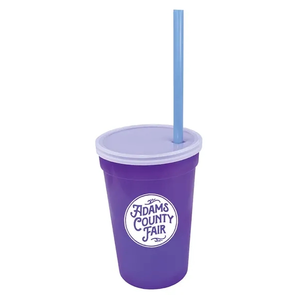 17 oz. Smooth Cup/Straw/Lid Set... from ASI 30270 Aakron Line