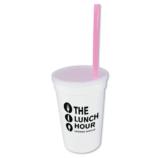 17 oz. Smooth Cup/Straw/Lid Set... from ASI 30270 Aakron Line