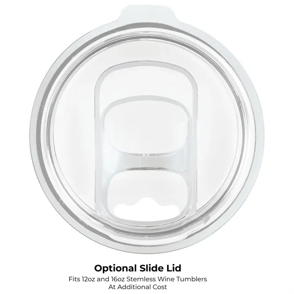 Ion-plated stainless steel stemless 12 ounce insulated stemless wine tumbler with... from ASI 74601 Calico