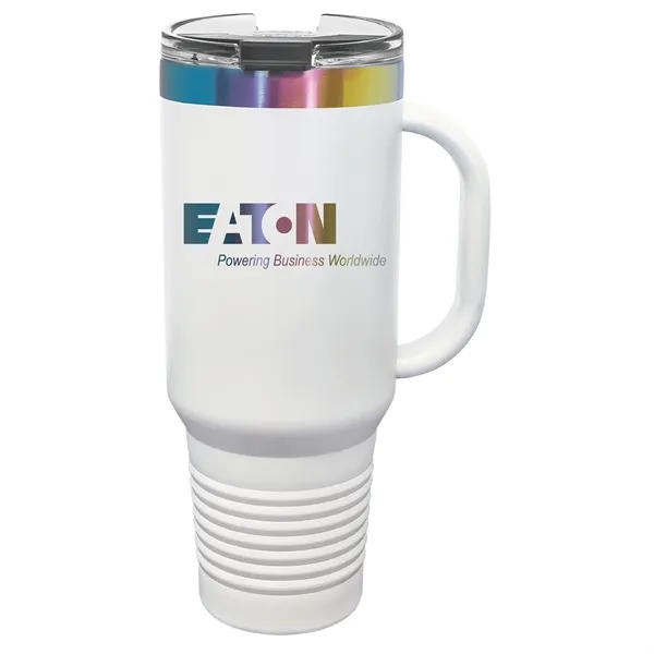 Polar Camel insulated ion plated stainless steel 40 ounce travel mug... from ASI 74601 Calico