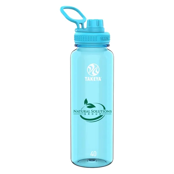 Takeya® 40 oz. Tritan Water Bottle with Spout Lid... from ASI 30270 Aakron Line