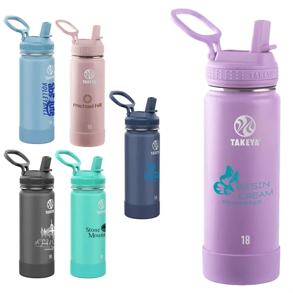 Takeya® 18 oz. Actives with Straw Lid... from ASI 30270 Aakron Line