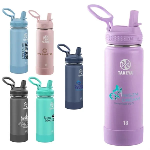 Takeya® 18 oz. Actives with Straw Lid... from ASI 30270 Aakron Line