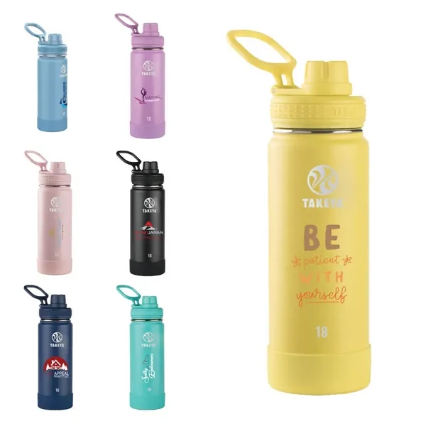 Takeya® 18 oz. Actives with Spout Lid, Full Color Digital... from ASI 30270 Aakron Line