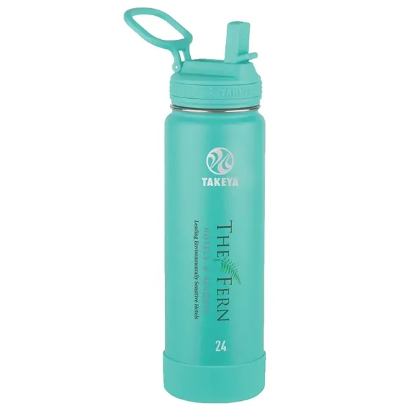 Takeya® 24 oz. Actives with Straw Lid, Full Color Digital... from ASI 30270 Aakron Line