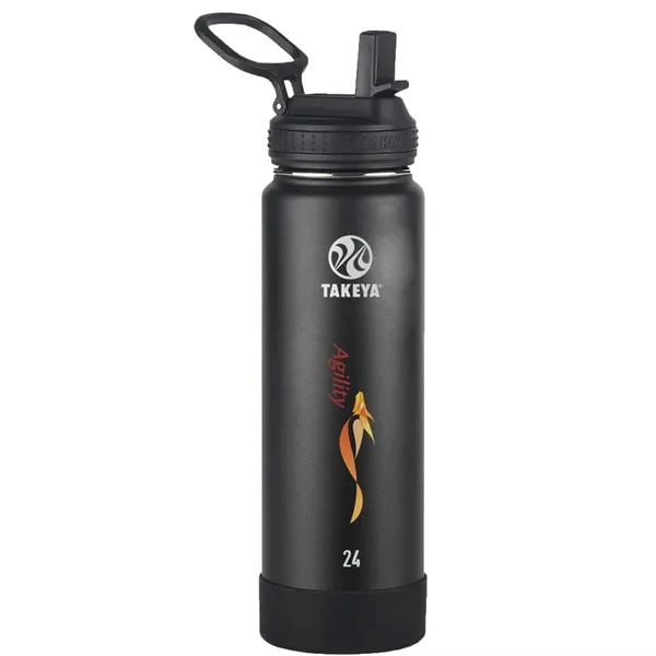 Takeya® 24 oz. Actives with Straw Lid, Full Color Digital... from ASI 30270 Aakron Line