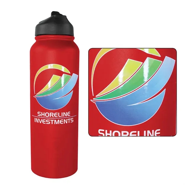 32 oz. Memphis Sports Bottle with Straw Lid, Varnish... from ASI 30270 Aakron Line