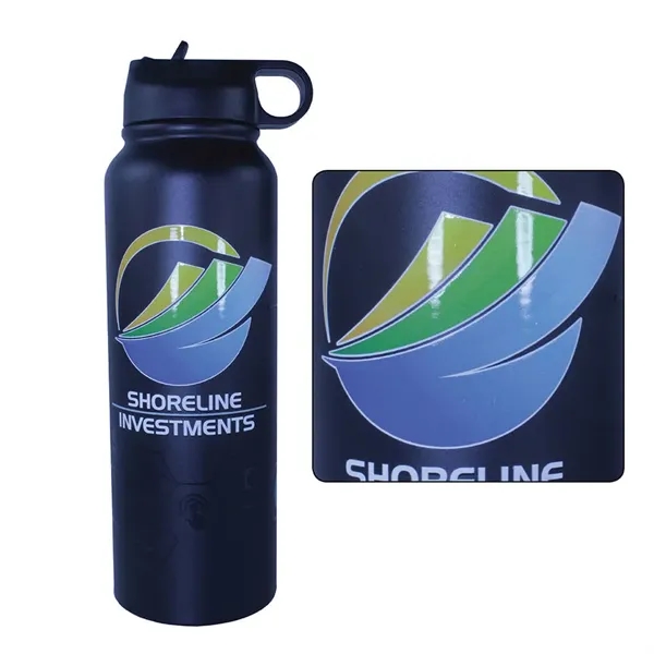 32 oz. Memphis Sports Bottle with Straw Lid, Varnish... from ASI 30270 Aakron Line