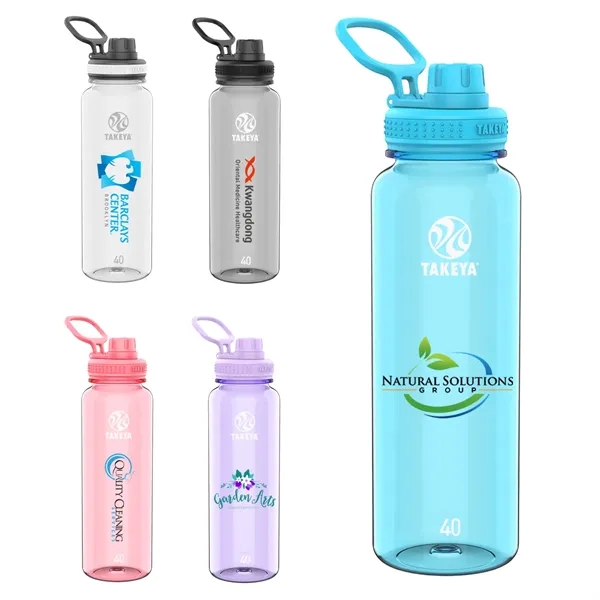 Takeya® 40 oz. Tritan Water Bottle with Spout Lid, Full Col... from ASI 30270 Aakron Line