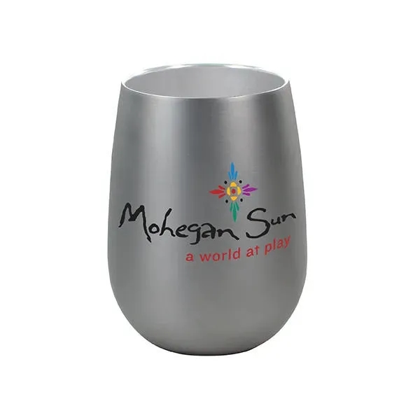 Halcyon® 12 oz. Stainless Steel Wine Glass - Gift Set, Full... from ASI 30270 Aakron Line