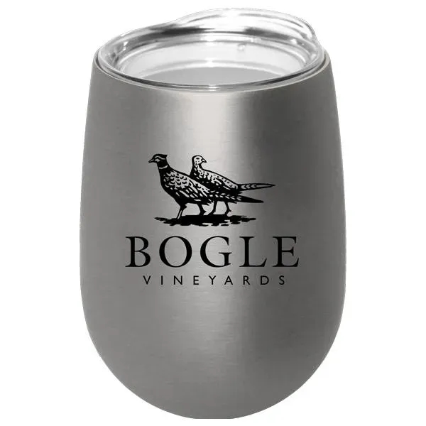 Halcyon® 12 oz. Stainless Steel Wine Glass with Acrylic Lid... from ASI 30270 Aakron Line