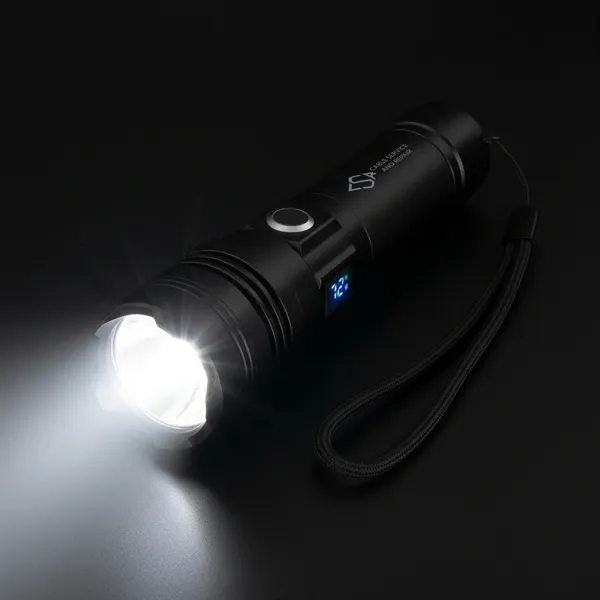 Flashlight Power Bank. 1,200 lumen P50 LED. 5 light modes including... from ASI 46755 Cosmo Promos