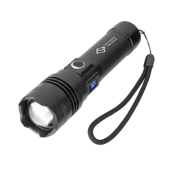 Flashlight Power Bank. 1,200 lumen P50 LED. 5 light modes including... from ASI 46755 Cosmo Promos