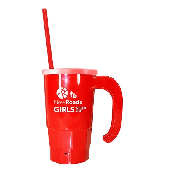 20 oz. Stackable Beer Stein/Straw/Lid Set... from ASI 30270 Aakron Line