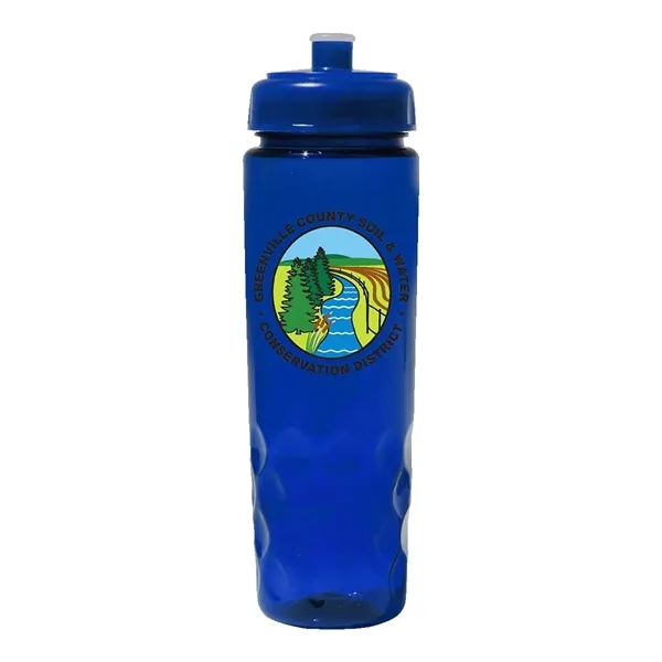 RECYCLED PET - 24 oz. Bottle with Push 'n Pull Cap,... from ASI 30270 Aakron Line